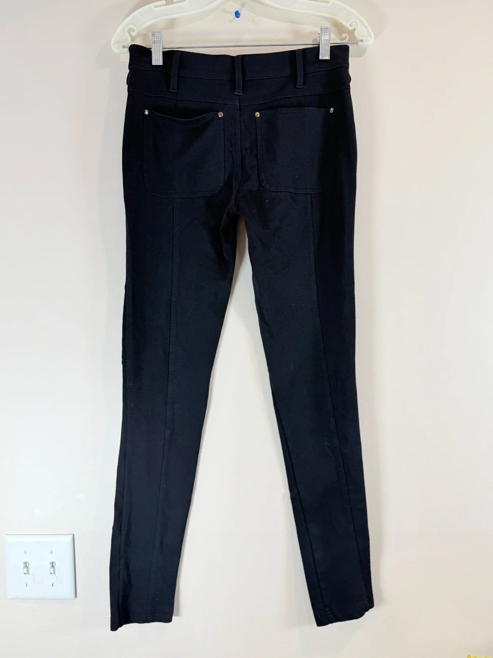 🔥Free People Women’s Black Slim Ponte Pants Size 27 EC🔥